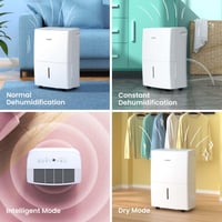 Dezumidificator Comfee MDDF-20DEN7 20L/24h, pentru încăperi de 100m³ (40m²), rezervor 3L, WiFi, control prin aplicație, mod inteligent, temporizator 24h, împotriva umidității 3