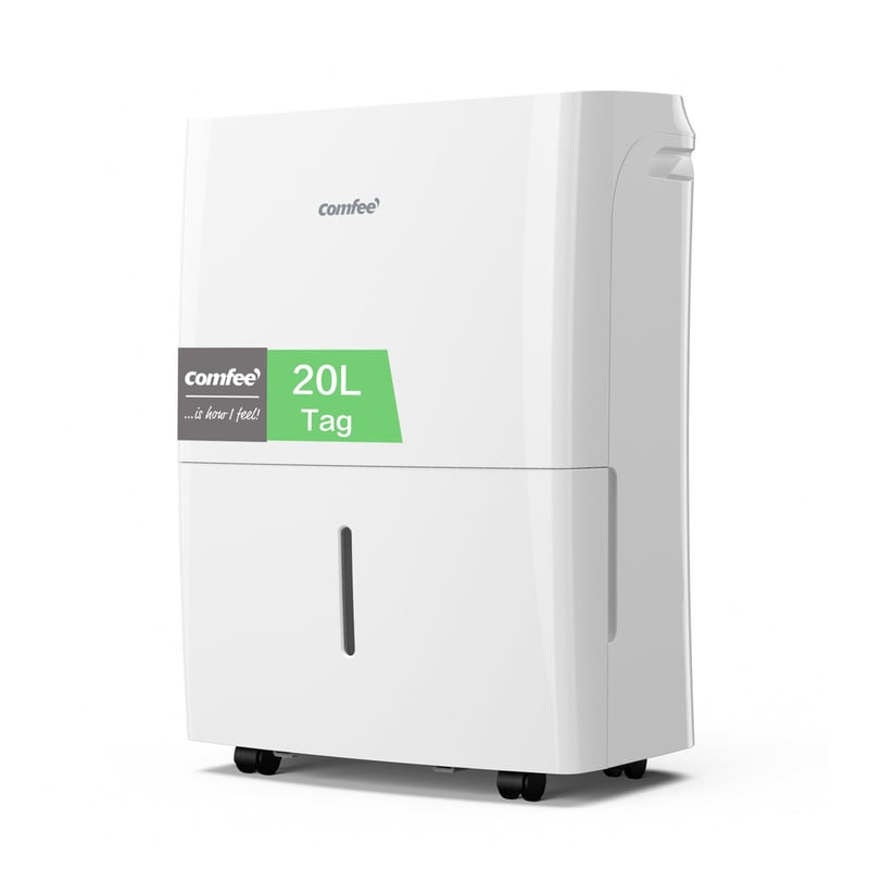 Dezumidificator Comfee MDDF-20DEN7 20L/24h, pentru încăperi de 100m³ (40m²), rezervor 3L, WiFi, control prin aplicație, mod inteligent, temporizator 24h, împotriva umidității