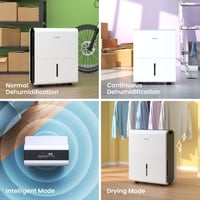 Comfee MDDP-30DEN7 Odvlaživač zraka 30L/24h, za prostorije do 180m³ (80m²), inteligentni način rada, spremnik za vodu 3L, 24-satni timer, za stanove, kupaonice i podrume 5