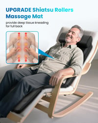 Saltea de masaj pentru întregul corp COMFIER CF-3407-EU cu încălzire, shiatsu și vibrații - negru - 156x45 cm 9