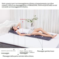 Elektrický vibračný masážny matrac COMFIER s vyhrievaním, 10 motorov 2