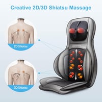 COMFIER Shiatsu hátmasszázs párnázat melegítéssel és légnyomással - Shiatsu Back and Neck Massager 4