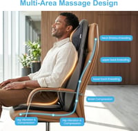 COMFIER Shiatsu hátmasszázs párnázat melegítéssel és légnyomással - Shiatsu Back and Neck Massager 2