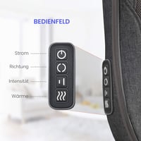 Comfier Shiatsu Hátsó Masszázspárna Hőkezeléssel, Hordozható Masszírozó Szék Irodai Relaxációhoz, Ajándék Nőknek és Férfiaknak 8