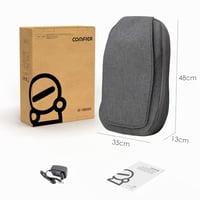 Comfier Shiatsu Hátsó Masszázspárna Hőkezeléssel, Hordozható Masszírozó Szék Irodai Relaxációhoz, Ajándék Nőknek és Férfiaknak 9