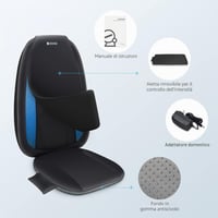Masážna podložka na sedenie COMFIER Shiatsu s funkciou vyhrievania 6