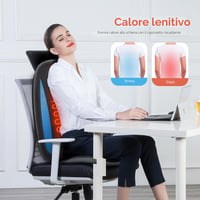 Masážna podložka na sedenie COMFIER Shiatsu s funkciou vyhrievania 3