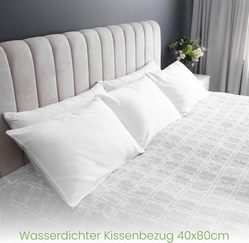 Comfier Sleep 40x80 cm Bambusz Párnahuzat 2 db, Vízálló, Hipoallergén, Cipzáras - 40 x 80 cm
