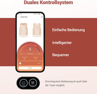Comfytemp Fűthető Női Mellény 5000 mAh Akkumulátorral - 6 Fűtési Zóna, 60°C Intelligens Hőszabályozás, Alkalmazással Vezérelhető, Kültéri Sp 3