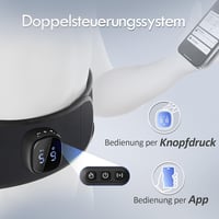 Comfytemp Hátmelegítő Masszázs Öv 9 Hőfokozat 5 Vibráció USB Töltés 4