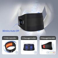 Comfytemp Hátmelegítő Masszázs Öv 9 Hőfokozat 5 Vibráció USB Töltés 2