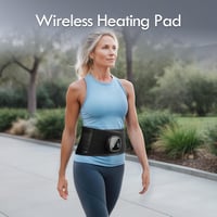 Comfytemp Hátmelegítő Masszázs Öv 9 Hőfokozat 5 Vibráció USB Töltés 8