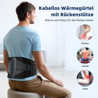 Comfytemp Hőmérséklet-szabályozható Hátmelegítő Öv 25 Wh Akkumulátorral USB Töltéssel 2