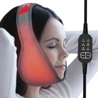 Comfytemp USB Állkapocs és Arc Melegítő Párna - 83x11 cm Puha Fűtőpárna TMJ Fájdalomra és Fogászati Beavatkozás Utáni Regenerálódásra, 3 Hőf 1