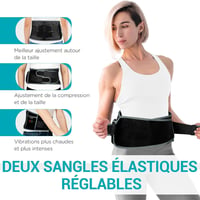 Comfytemp Vezeték Nélküli Derékmelegítő Öv - 3 Masszázsmóddal, Hőterápiás Derékpánt Hátfájásra, Menstruációs és Hasi Fájdalomra, 5000mAh Akk 3