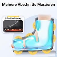 Comfytemp vezeték nélküli lábmasszírozó légkompressziós, 2500 mAh akkumulátorral 3