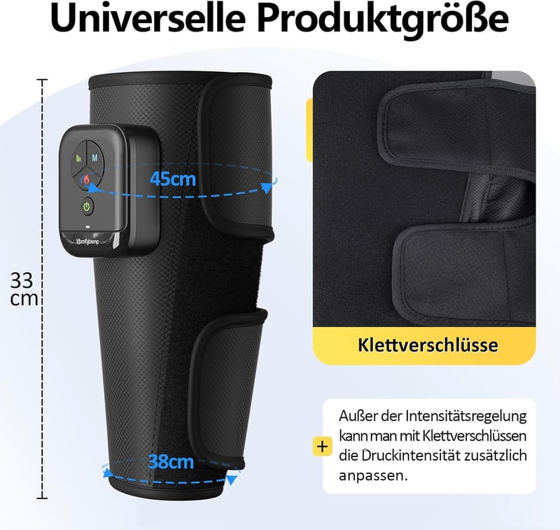 Comfytemp Vezeték nélküli lábmasszírozó légnyomásos fűtéssel 2 db