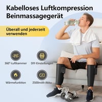 Comfytemp Vezeték nélküli lábmasszírozó légnyomásos fűtéssel 2 db 2