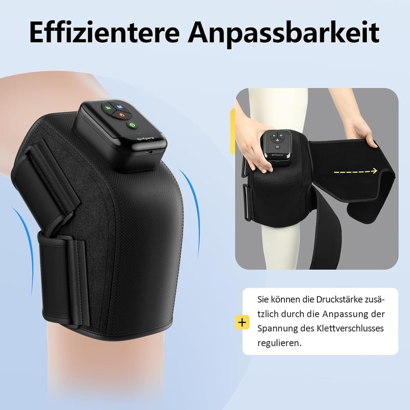Comfytemp Vezeték nélküli térdfájdalom enyhítő masszírozó 3D légnyomásos fűtéssel