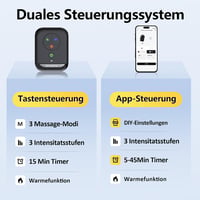 Comfytemp Vezeték nélküli térdfájdalom enyhítő masszírozó 3D légnyomásos fűtéssel 6