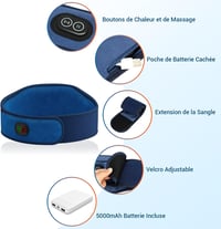 Comfytemp Vibrációs Fűtőöv Hátfájdalomra Akkumulátorral, 3 Hőfok & 3 Masszázs Mód 5