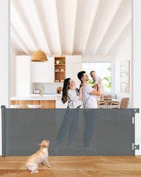 COMOMY sigurnosna vrata za stepenice i prolaze, 0-300 cm, visina 86 cm, siva 2