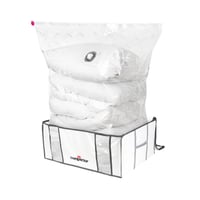 Vákuové úložné vrece Compactor Life Style, veľkosť XXL, bielo-sivé, s veľkou kapacitou na uskladnenie oblečenia a posteľnej bielizne 2