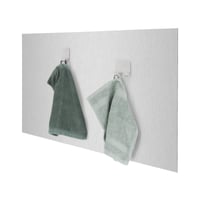 Panou de protecție pentru bucătărie Compactor din oțel inoxidabil și tablă magnetică, 90 x 50 cm, argintiu, montare pe perete prin lipire, protecție împotriva stropirii 3
