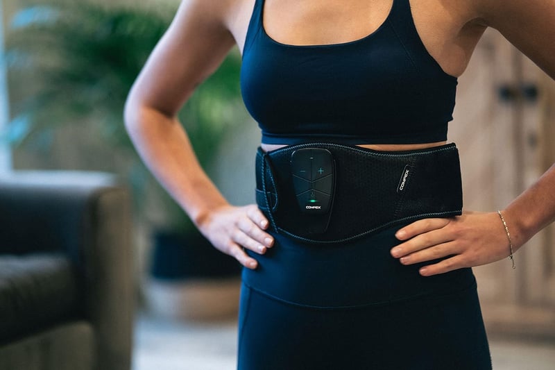 Compex Corebelt 5.0 Izomstimulációs Öv Unisex Edzéshez - S-M, Black