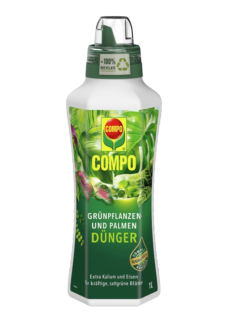 Compo Specijalno tekuće gnojivo za zelene biljke i palme za sobne, balkonske i terasne biljke 1 litra