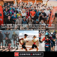 Compressport férfi trail zokni fekete/piros kompressziós futózokni - T3, black 5