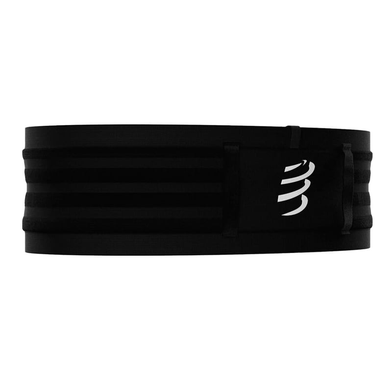 Centură de alergare Compressport Free Belt Pro - Ergonomică, ultra-ușoară, autonomie de 6 ore, compartiment mare - mărime XL-XXL