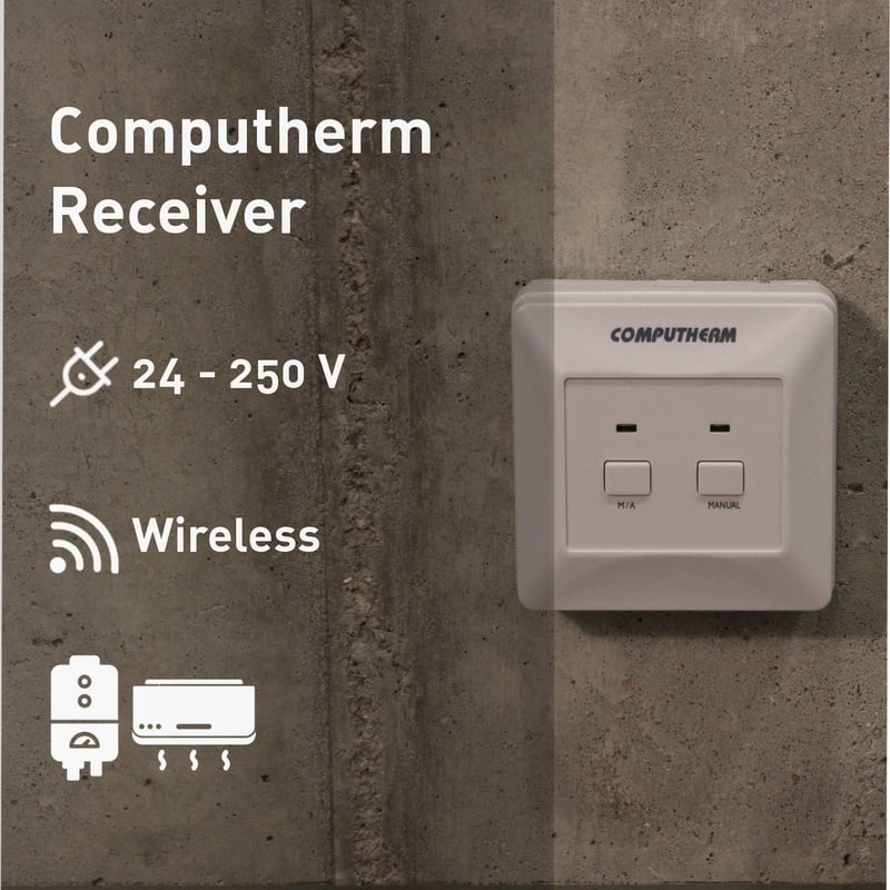 COMPUTHERM Q3RF Digitális Vezeték Nélküli Termosztát Vevőegységgel