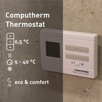 COMPUTHERM Q3RF Digitális Vezeték Nélküli Termosztát Vevőegységgel 2