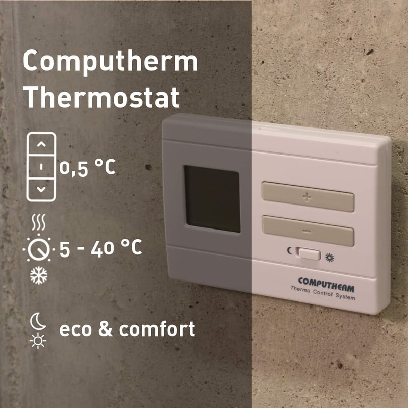 COMPUTHERM Q3RF Digitális Vezeték Nélküli Termosztát Vevőegységgel