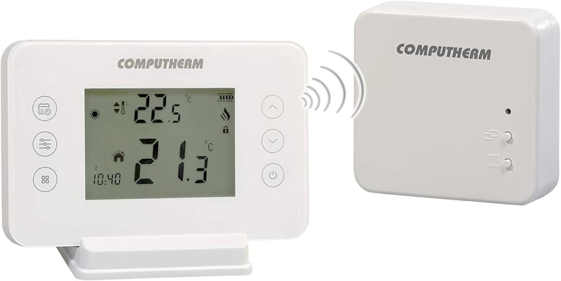 COMPUTHERM T70-RF digitális rádió termosztát fehér, vezeték nélküli fűtésszabályozás