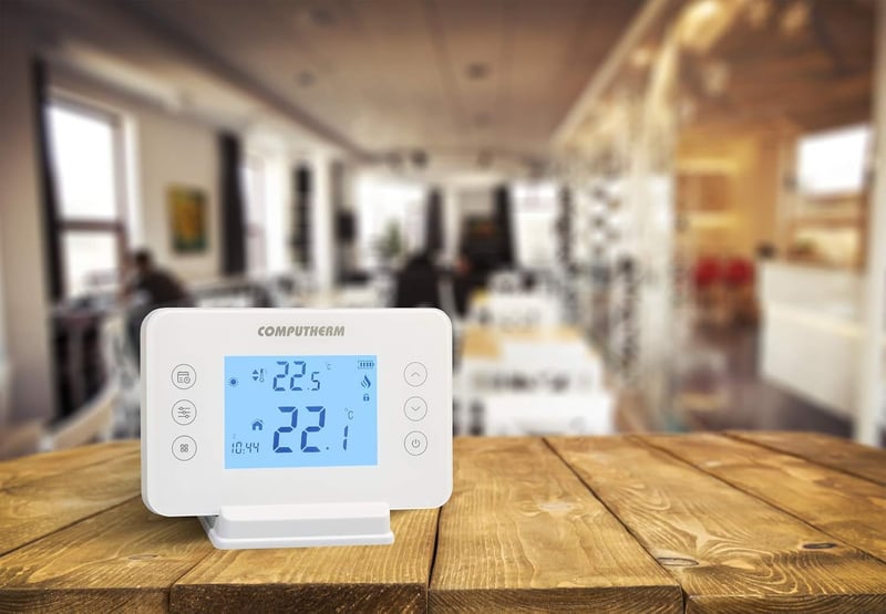 COMPUTHERM T70-RF digitális rádió termosztát fehér, vezeték nélküli fűtésszabályozás