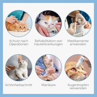 ComSaf Csillagos Macska Nyakörv Puha Állítható Sebvédelem Nyalás Elleni 4