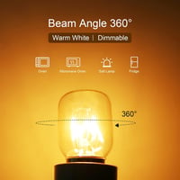 Comyan Sütő Izzó 25W E14 Foglalattal 300°C Hőálló Mikrohullámú Sütő Sólámpa Izzók 4 Darabos Csomag 4