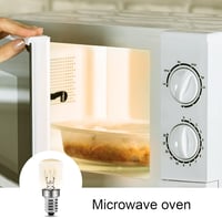 Comyan Sütő Izzó 25W E14 Foglalattal 300°C Hőálló Mikrohullámú Sütő Sólámpa Izzók 4 Darabos Csomag 7