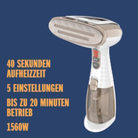 Aparat de călcat vertical cu abur Conair Turbo ExtremeSteam GS59XE - 230 ml - alb/șampanie 3