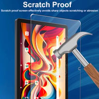 CONAPIKA 2 ks tvrdené sklo na tablet Logicom Tab XXL 14 (14 palcov), tvrdosť 9H, odolné proti poškriabaniu, bez bubliniek, HD priehľadné 4