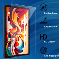 CONAPIKA 2 ks tvrdené sklo na tablet Logicom Tab XXL 14 (14 palcov), tvrdosť 9H, odolné proti poškriabaniu, bez bubliniek, HD priehľadné 3