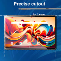 CONAPIKA 2 ks tvrdené sklo na tablet Logicom Tab XXL 14 (14 palcov), tvrdosť 9H, odolné proti poškriabaniu, bez bubliniek, HD priehľadné 7