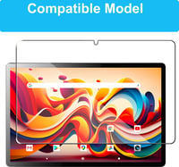 CONAPIKA 2 ks tvrdené sklo na tablet Logicom Tab XXL 14 (14 palcov), tvrdosť 9H, odolné proti poškriabaniu, bez bubliniek, HD priehľadné 2
