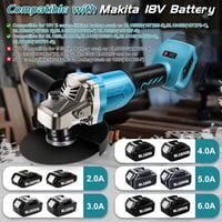 ConBlom 125mm Akkus Sarokcsiszoló Makita 18V Kompatibilis Kefe Nélküli 6