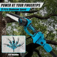ConBlom 2in1 Makita 18V akkus láncfűrész 8" teleszkópos rúddal 4,5m 3