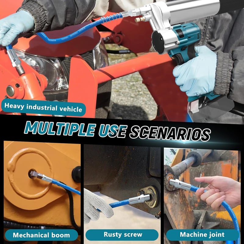 ConBlom Akkus Zsírpisztoly Makita 18V Kompatibilis 13000 PSI Professzionális