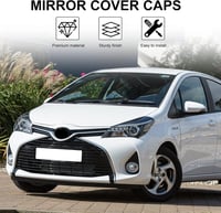 ConBlom Toyota Yaris (2012-2019) oldaltükör sapka pár - fehér 3