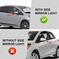 ConBlom Toyota Yaris (2012-2019) oldaltükör sapka pár - fehér 4